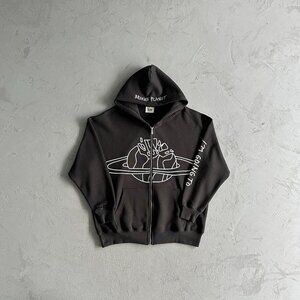 Broken Planet Outer Space Zipup Hoodie Black